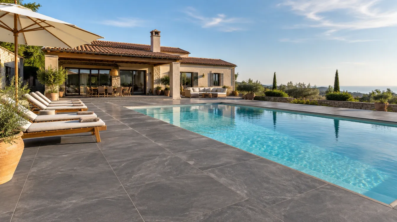Pose de carrelage de terrasse